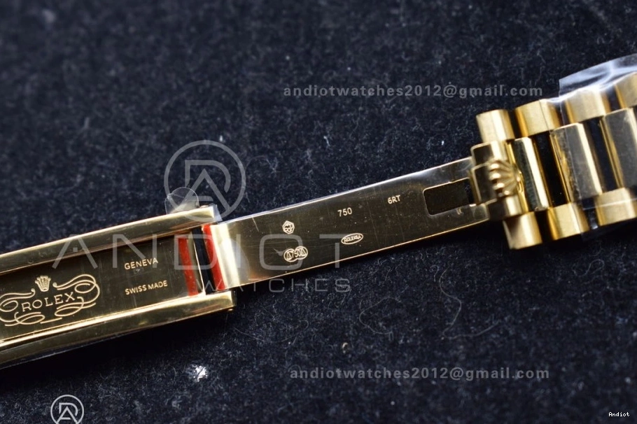 DayDate Steel YG 904L President Edition (Gain V5 on Stick with Green Bracelet Weight) Diamond vr3255 Best 36 QF Dial 0323